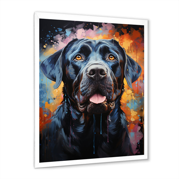 Popart Mastiff Majesty - Blue Dog Wall Art