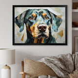 Shepherds Watchful Gaze Portrait - Dog Living Room Wall Art