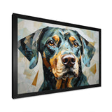 Shepherds Watchful Gaze Portrait - Dog Living Room Wall Art