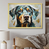 Shepherds Watchful Gaze Portrait - Dog Living Room Wall Art