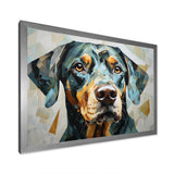 Shepherds Watchful Gaze Portrait - Dog Living Room Wall Art