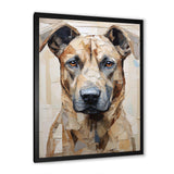 Belgian Malinois Handsome Portrait - Animals Canvas Wall Art