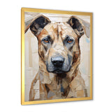 Belgian Malinois Handsome Portrait - Animals Canvas Wall Art