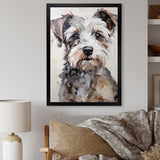 Yorkshire Terrier Curious Portrait - Dog Wall Decor