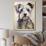 Yorkshire Terrier Curious Portrait - Dog Wall Decor
