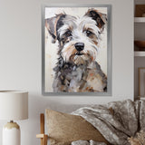 Yorkshire Terrier Curious Portrait - Dog Wall Decor