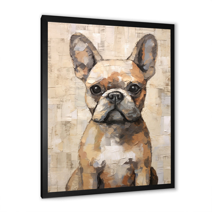 Boston Terrier Playful Portrait - Dog Wall Decor