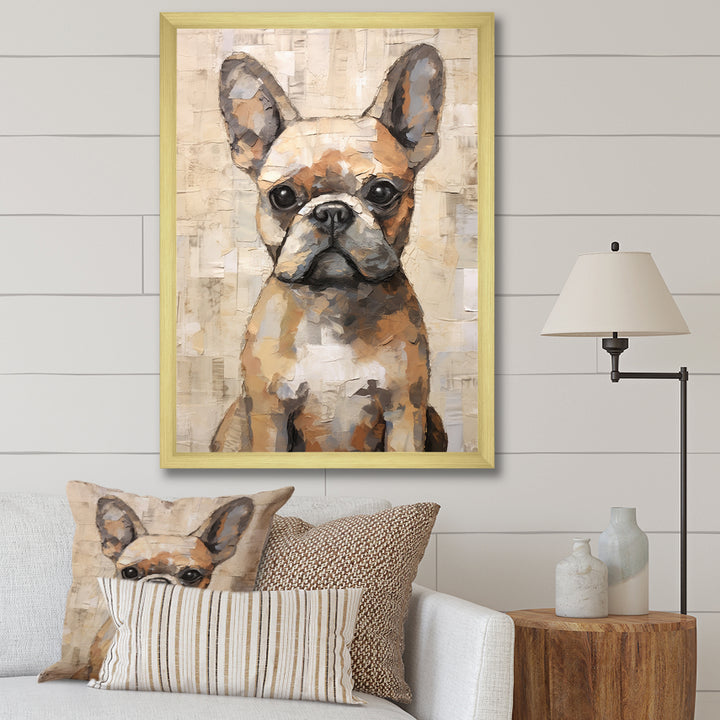 Boston Terrier Playful Portrait - Dog Wall Decor