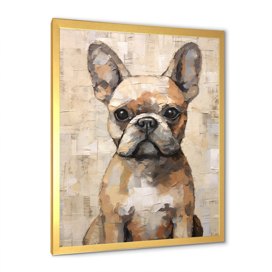 Boston Terrier Playful Portrait - Dog Wall Decor