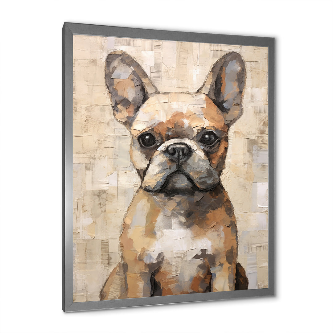 Boston Terrier Playful Portrait - Dog Wall Decor