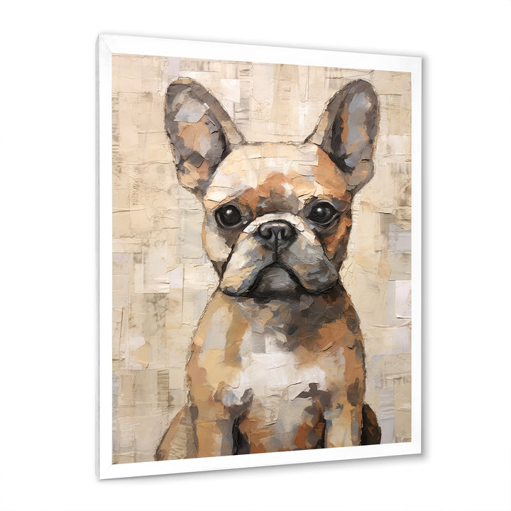 Boston Terrier Playful Portrait - Dog Wall Decor