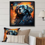 Pekingese Pondering Dog Portrait - Dog Home Decor Art