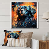 Pekingese Pondering Dog Portrait - Dog Home Decor Art