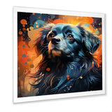 Pekingese Pondering Dog Portrait - Dog Home Decor Art