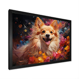 Pomeranian Playfulness - Dog Canvas Wall Art