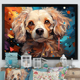 Poodle Pizzazz - Beige Dog Wall Art