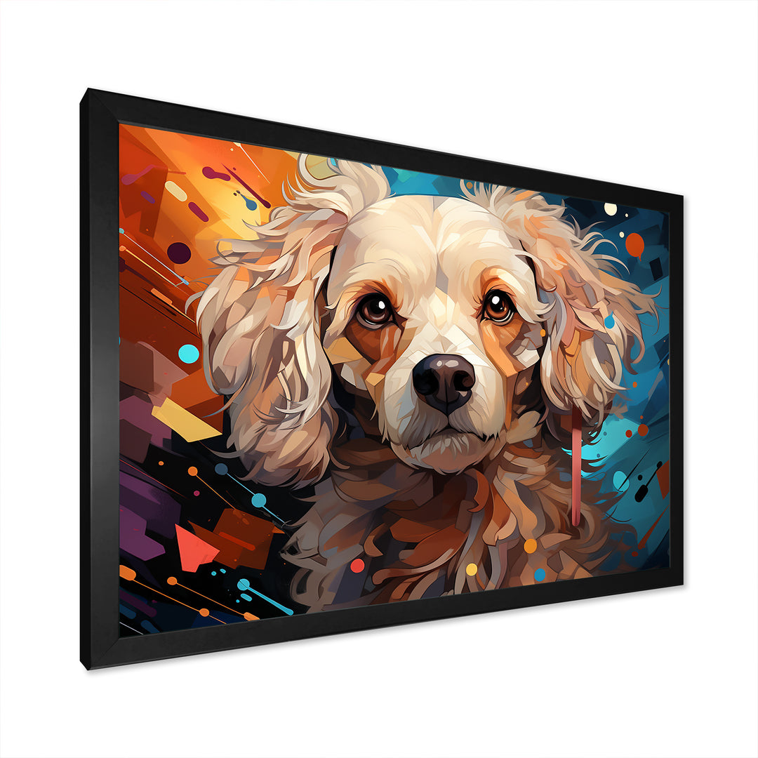 Poodle Pizzazz - Beige Dog Wall Art