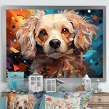 Poodle Pizzazz - Beige Dog Wall Art