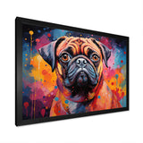 Popart Pug Parade - Beige Dog Wall Art