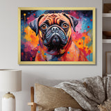 Popart Pug Parade - Beige Dog Wall Art
