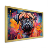 Popart Pug Parade - Beige Dog Wall Art