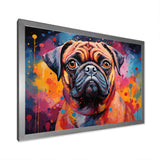 Popart Pug Parade - Beige Dog Wall Art