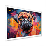Popart Pug Parade - Beige Dog Wall Art