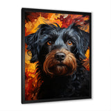 Puli Poetry Parade - Dog Large Canvas Wall Art