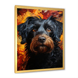Puli Poetry Parade - Dog Large Canvas Wall Art