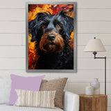 Puli Poetry Parade - Dog Large Canvas Wall Art