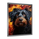 Puli Poetry Parade - Dog Large Canvas Wall Art