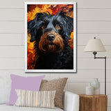 Puli Poetry Parade - Dog Large Canvas Wall Art
