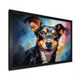 Popart Rat Terrier Rascal - Dog Living Room Wall Art