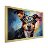 Popart Rat Terrier Rascal - Dog Living Room Wall Art