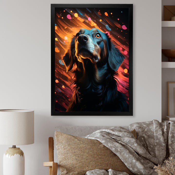 Popart Saluki Portrait - Dog Wall Art Prints