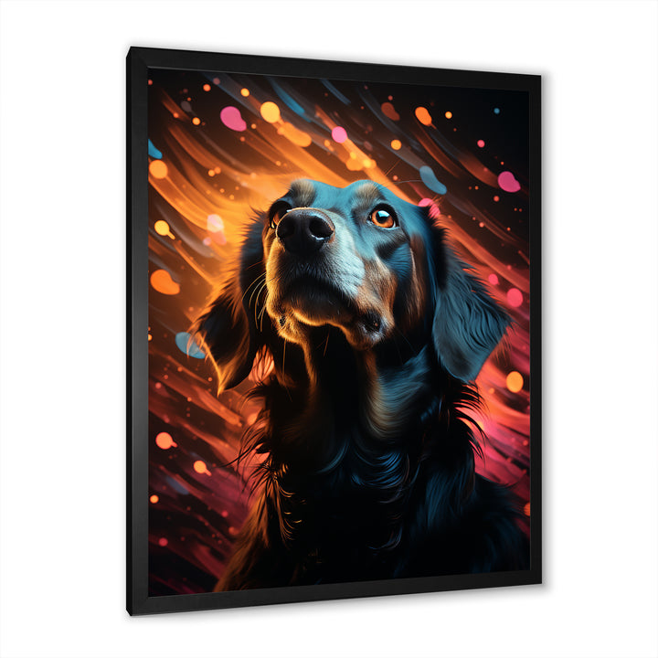 Popart Saluki Portrait - Dog Wall Art Prints