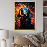 Popart Saluki Portrait - Dog Wall Art Prints