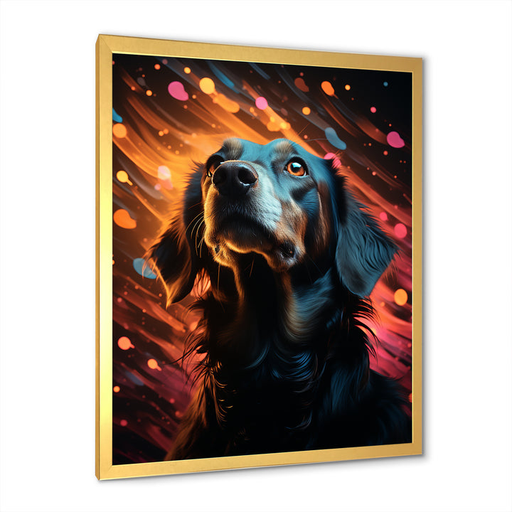 Popart Saluki Portrait - Dog Wall Art Prints