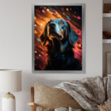 Popart Saluki Portrait - Dog Wall Art Prints