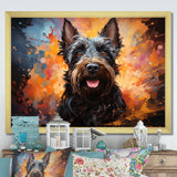 Scottish Terrier Splendor - Dog Framed Canvas Art
