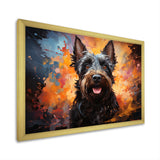 Scottish Terrier Splendor - Dog Framed Canvas Art