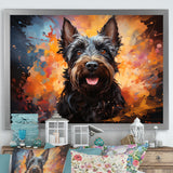 Scottish Terrier Splendor - Dog Framed Canvas Art