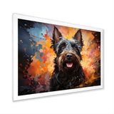Scottish Terrier Splendor - Dog Framed Canvas Art
