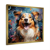 Popart Shetland Sheepdog Portrait - Dog Living Room Wall Art