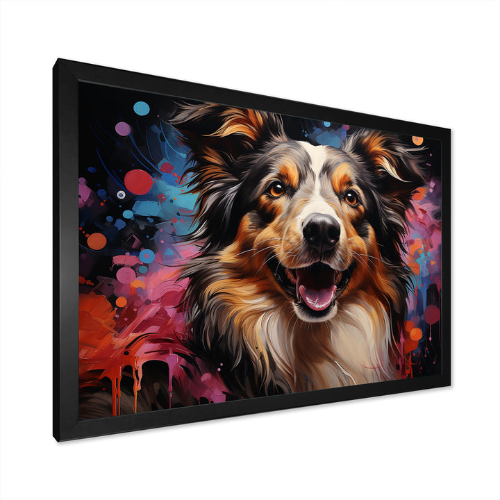 Shetland Sheepdog Portrait - Dog Canvas Wall Art