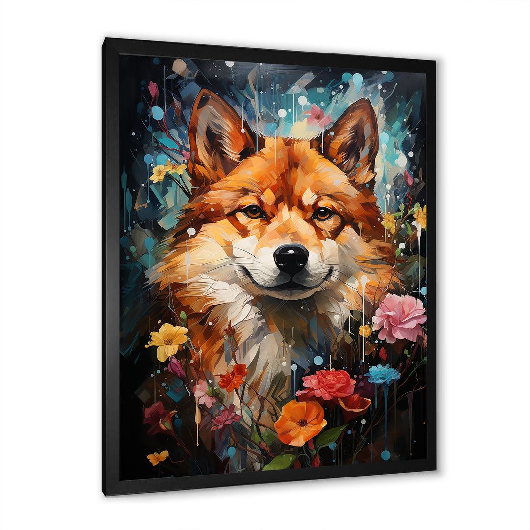 Popart Shiba Inu Spirit - Dog Wall Decor