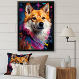 Modern Shiba Inu Spirit - Dog Wall Art Prints