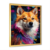 Modern Shiba Inu Spirit - Dog Wall Art Prints
