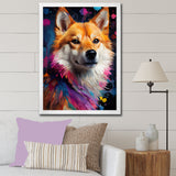 Modern Shiba Inu Spirit - Dog Wall Art Prints
