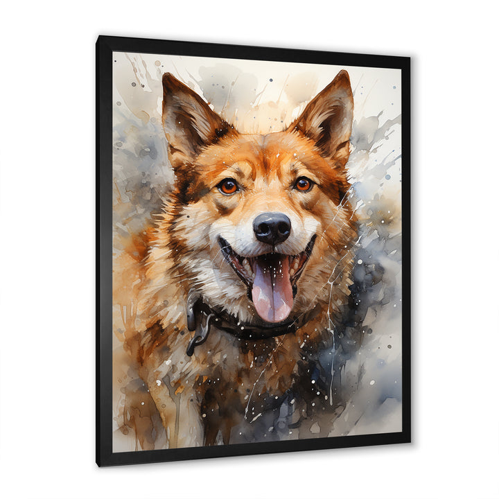 Shiba Inu Spirit - Brown Dog Wall Art